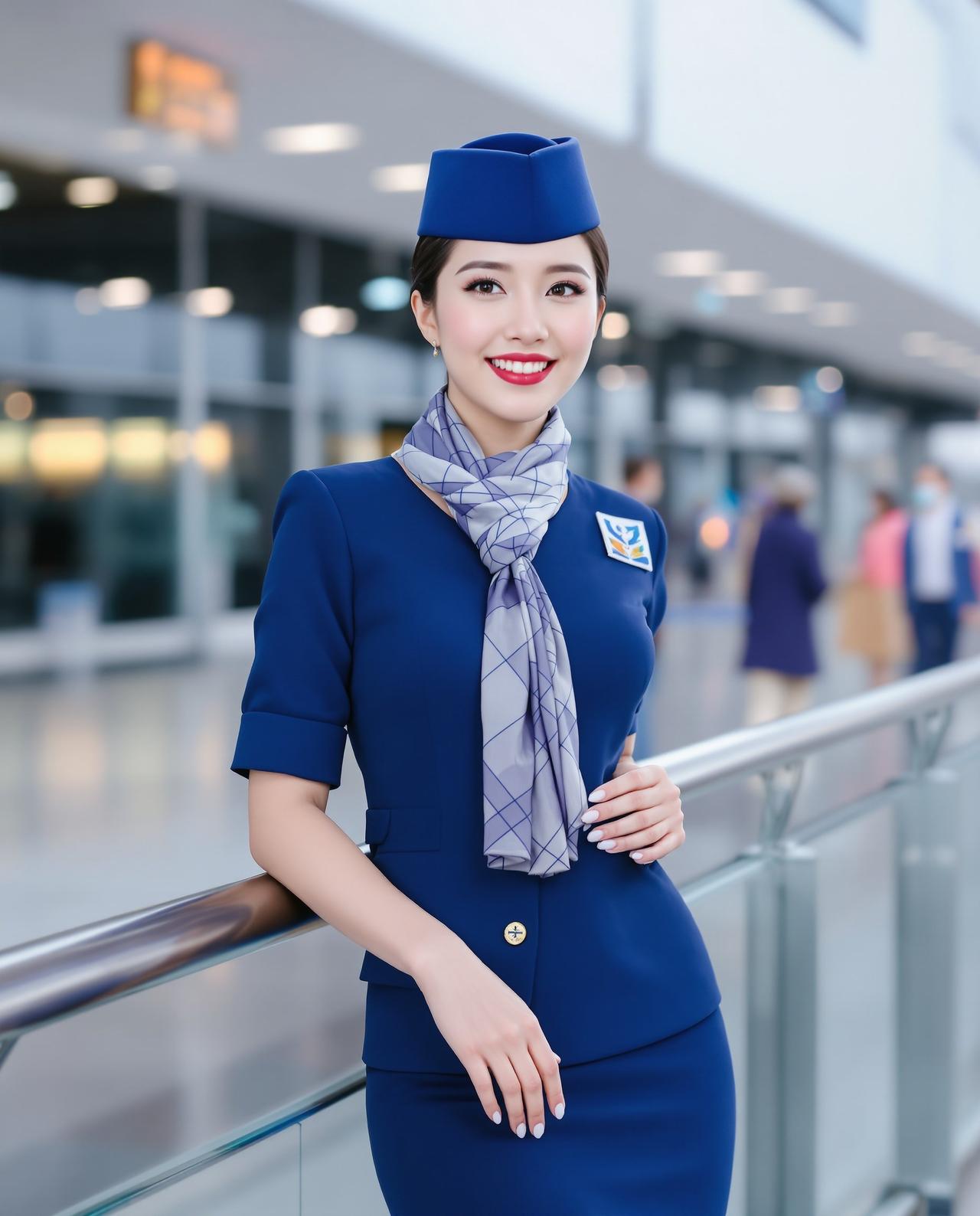 空乘魅力 - 陈蓝天 - 制服诱惑写真